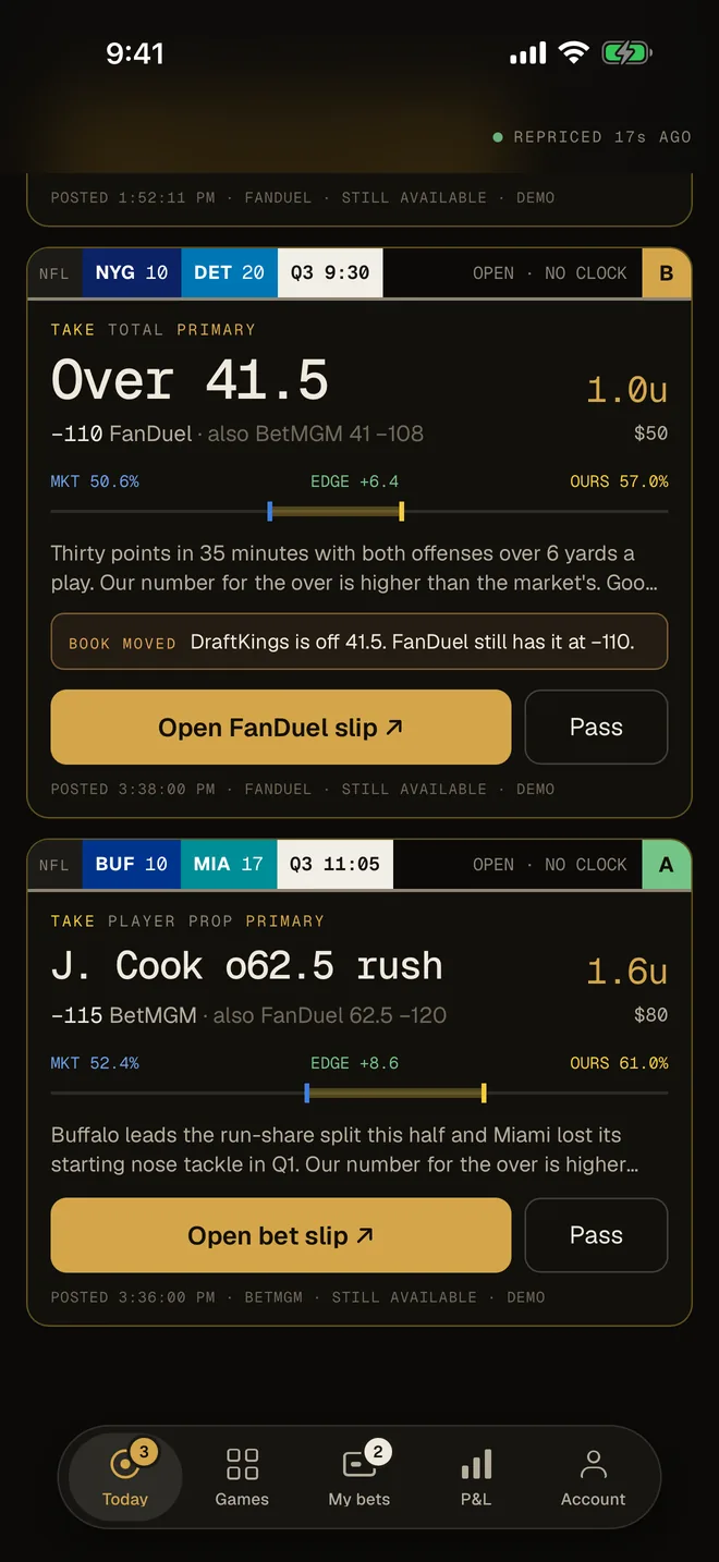 Every open pick with the book and the number