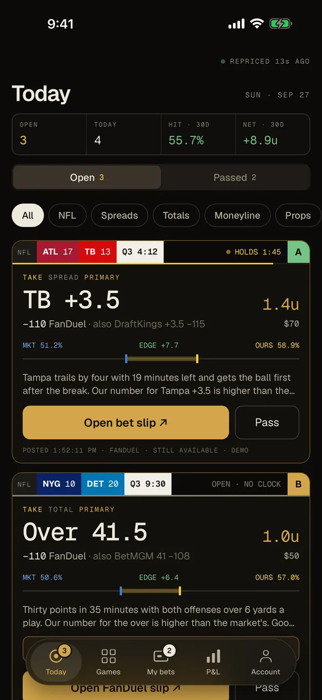 Today: the picks worth taking right now